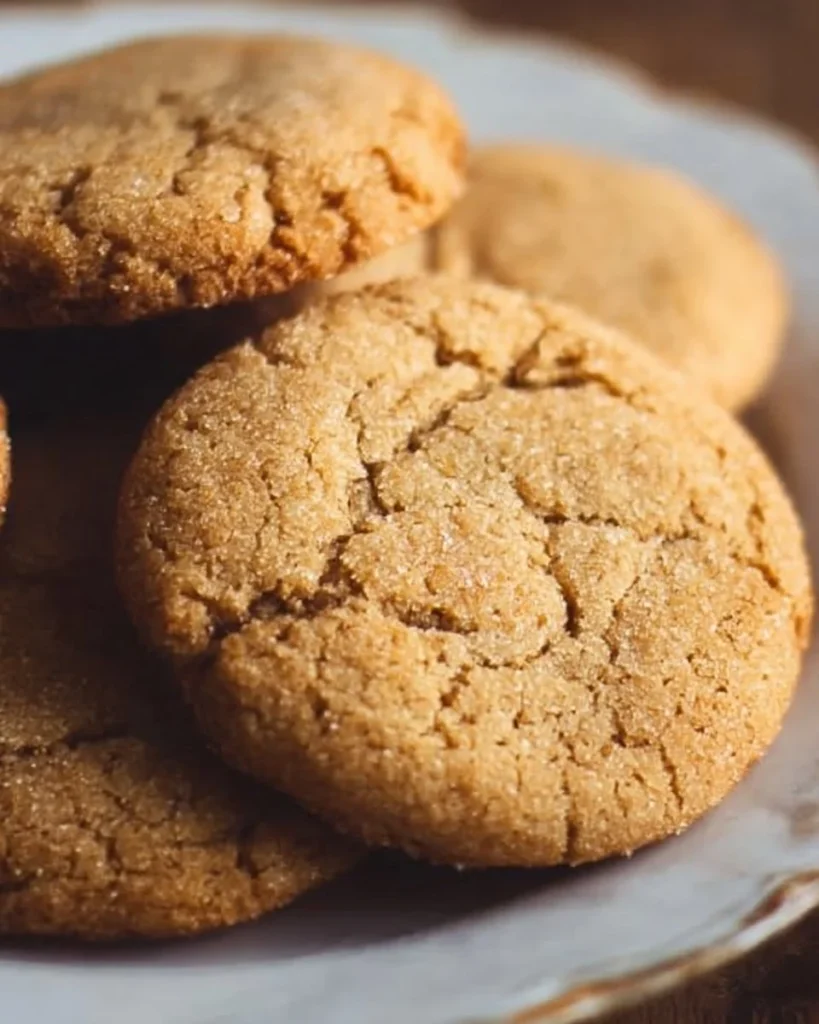 Freshly baked brown sugar cookies on a cooling rack