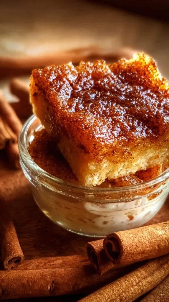 Delicious honey cinnamon dessert topped with nuts and drizzled honey